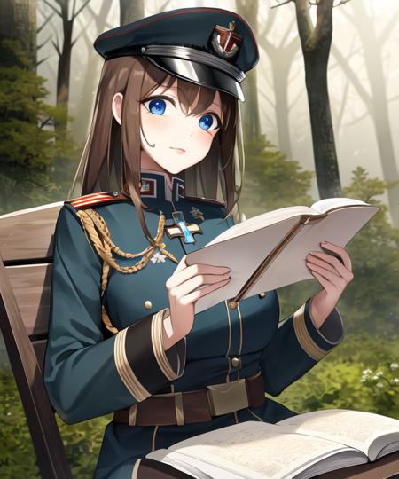 08042-315809133-(masterpiece, best quality_1.4),(serebryakov_1),,uniform, military, military uniform, military hat, jewelry, cross, sitting, rea.png